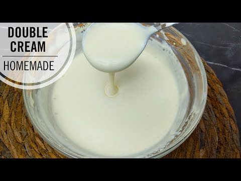 Rich and Creamy Homemade Double Cream: Easy 2-Ingredient Recipe in Minutes!
