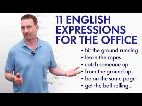11 個用於開始新工作或新業務的英語表達法 (11 English Expressions for Starting a New Job or Business)