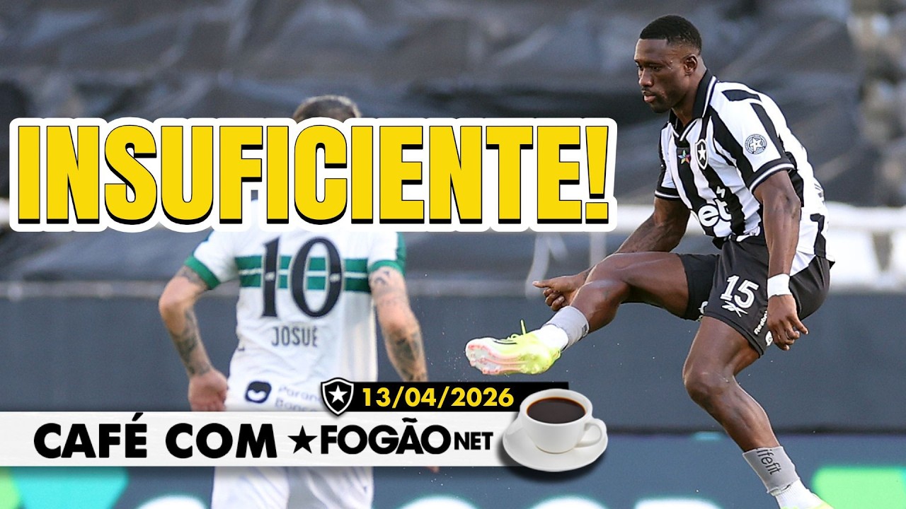 LIVE CAFÉ COM FOGÃONET | Botafogo erra muito e deixa vitória escapar; Mizuno perto de ser anunciada