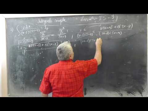 Integrals simple -  Lesson IS 9