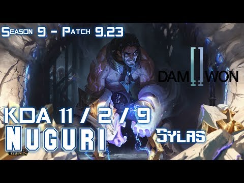 DWG Nuguri SYLAS vs AATROX Top - Patch 9.23 KR Ranked