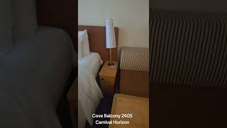 Carnival Horizon Cove Balcony Room 2405