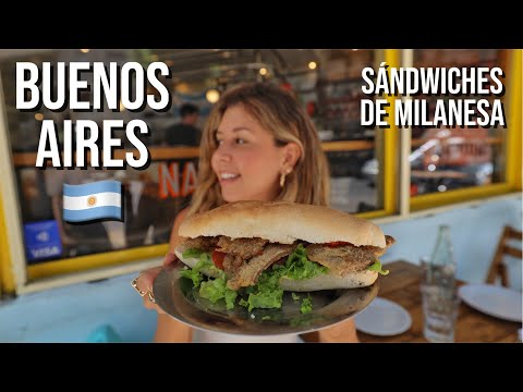 Eles tem o MELHOR sanduíche de MILANESA do mundo (Argentina)