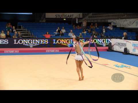 Lina Marcela DUSSAN OROZCO (COL) 2015 Rhythmic Worlds Stuttgart - Qualifications Ribbon