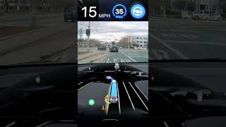 Tesla FSD stops on train tracks 😬