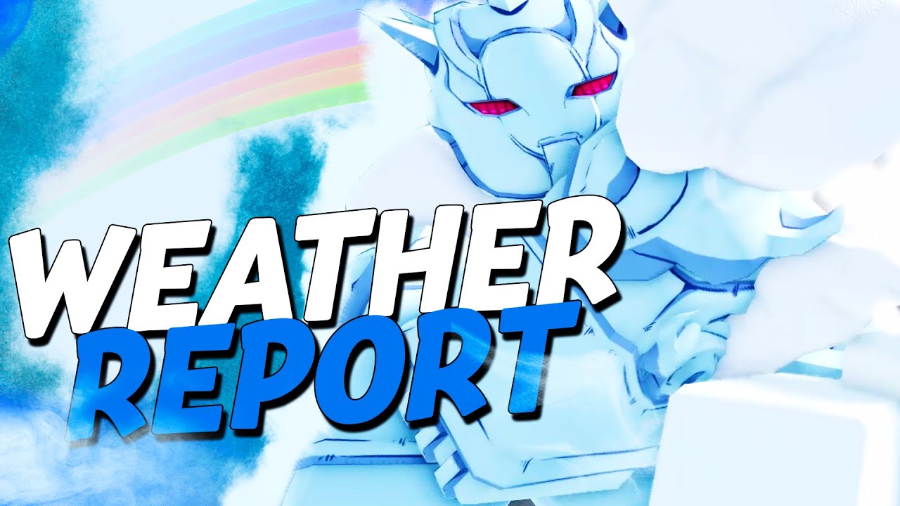 💢 TESTEI em DIFERENTES JOGOS de JOJO no ROBLOX o WEATHER REPORT