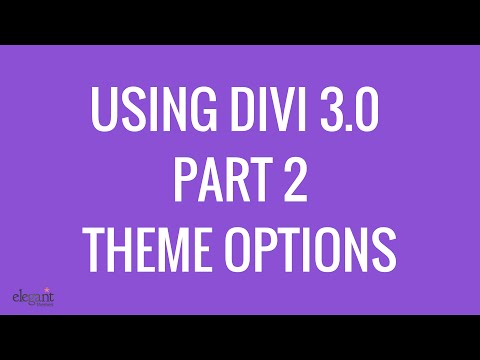 Divi 3.0 WordPress theme options, Divi builder vs. front-end builder | Part 2 Video