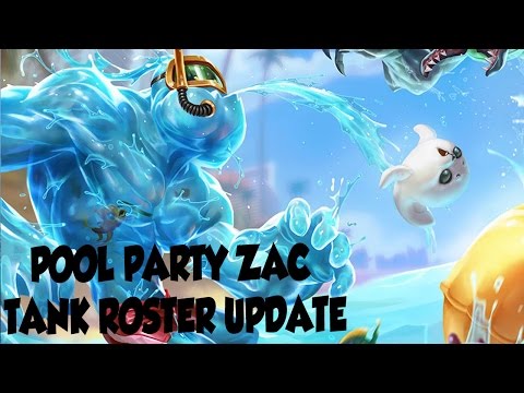 POOL PARTY ZAC (2017) - Ability Preview - League of Legends