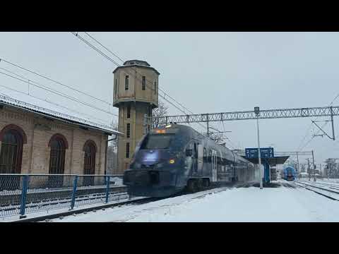 MEGA Rp1! Szybki przelot "KOSMICZNEGO ELFA" Kolei Śląskich+ Zadyma śnieżna