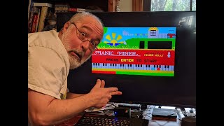 My First Try at Manic Miner on Sinclair Spectrum Toastrack - Speccy 128 Goodness - retro Fun Day!