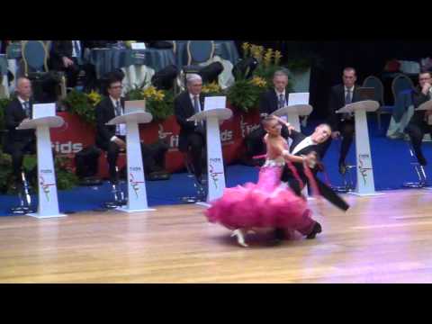 Slow Waltz- Raul Faliboga & Butea Loredana WDSF WORLD Championship Youth 12.07.2015 RIMINI-ITALY