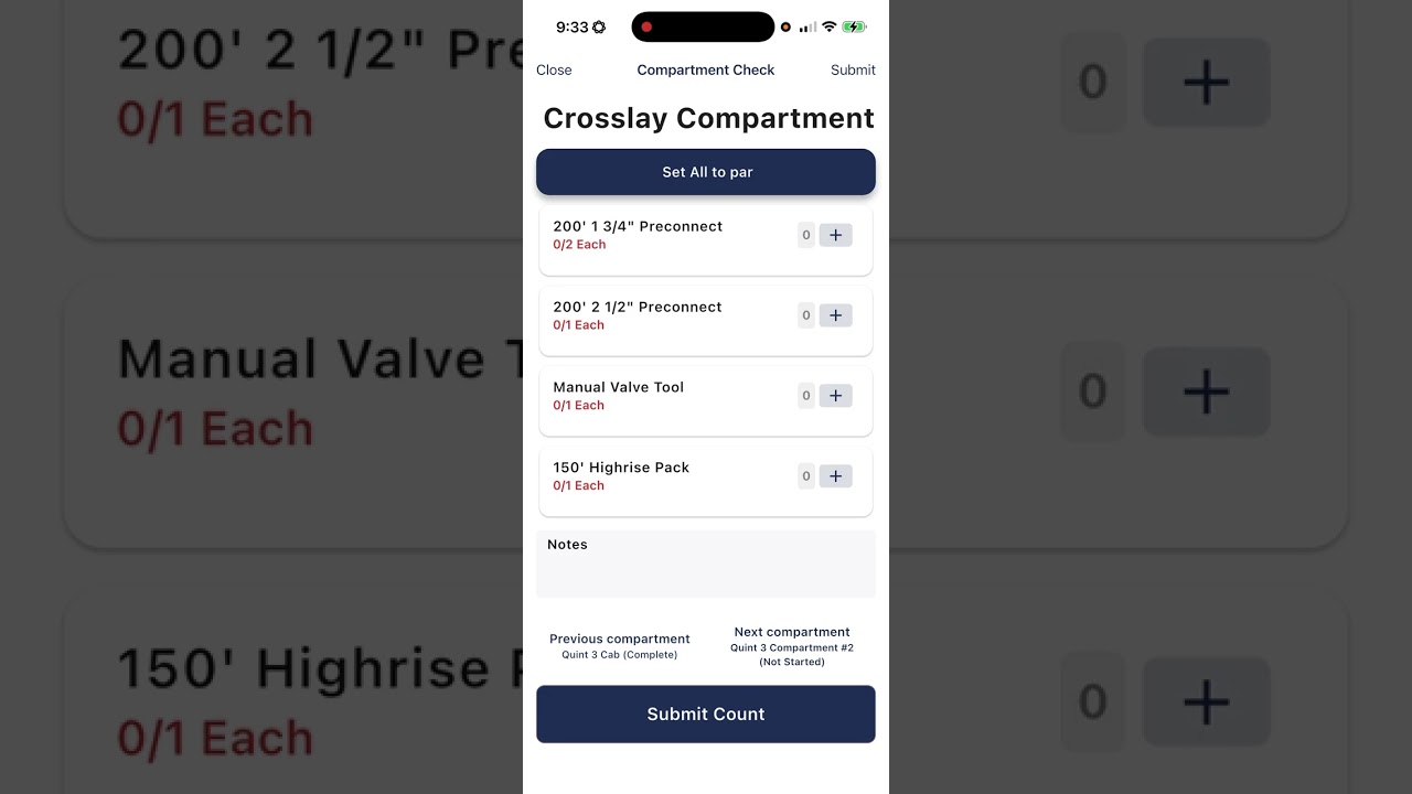 Apparatus Checklists Vector Check It