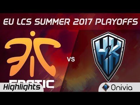 FNC vs H2K Highlights Game 5 EU LCS SUMMER 2017 PLAYOFFS Fnatic vs H2K Gaming by Onivia