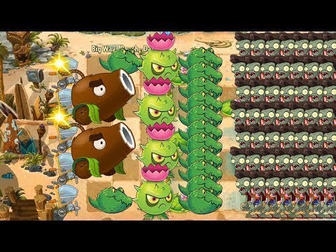 Pvz 2 - Guacodile, Homing Thistle and Parsnip vs all Zombies