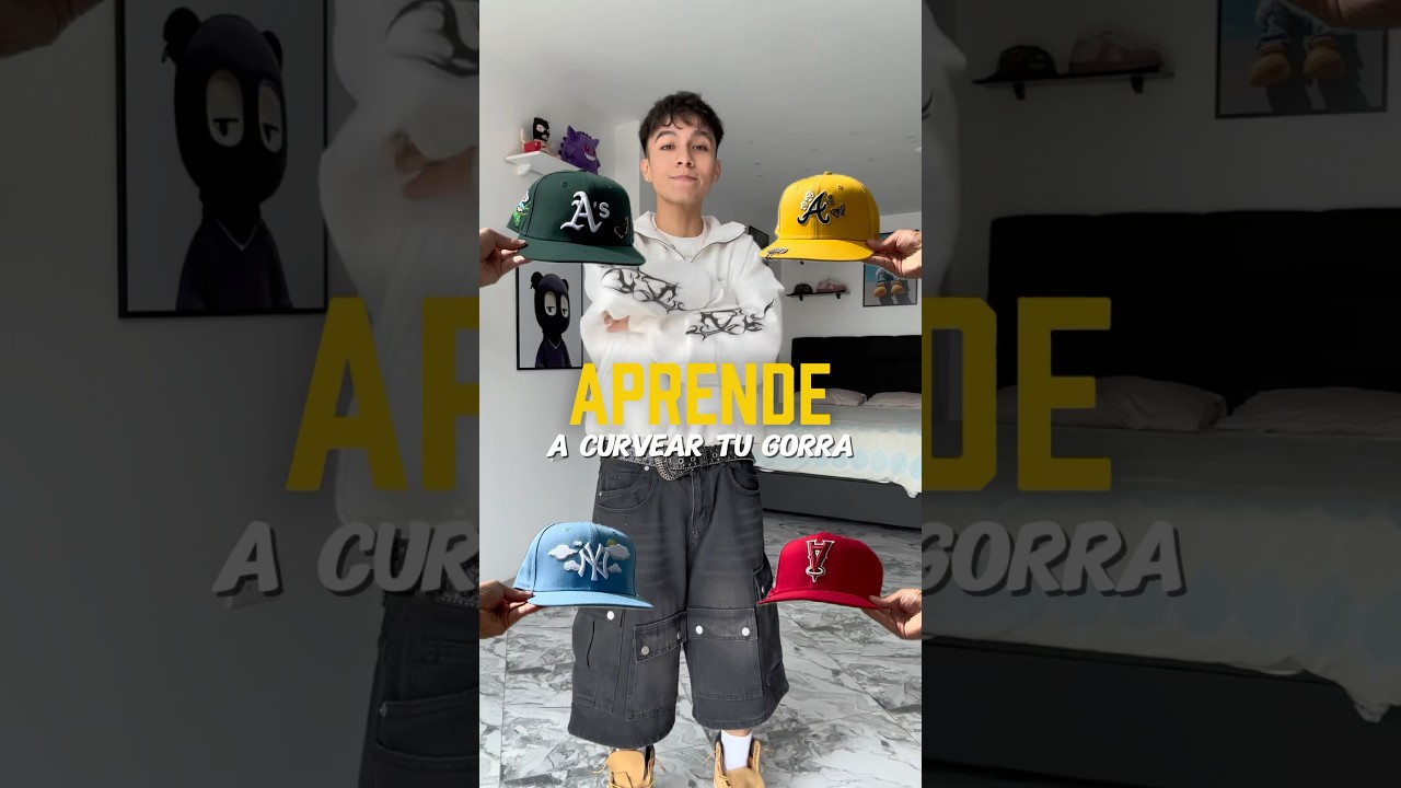 Aprende a curvear tu gorra New Era 🧢🔥 #style #moda #gorras #neweracap #streetwear #fashion #tips
