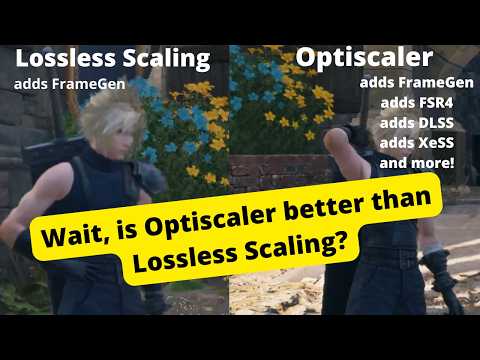 Best way to download FPS?!? Lossless Scaling vs Optiscaler- what is the best PC gaming mod?