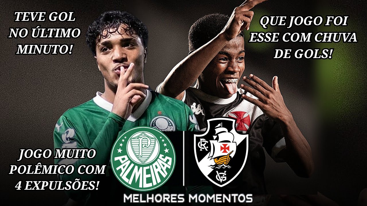 Palmeiras x Vasco | Gols e Melhores Momentos | Brasileirão Sub-20 2026