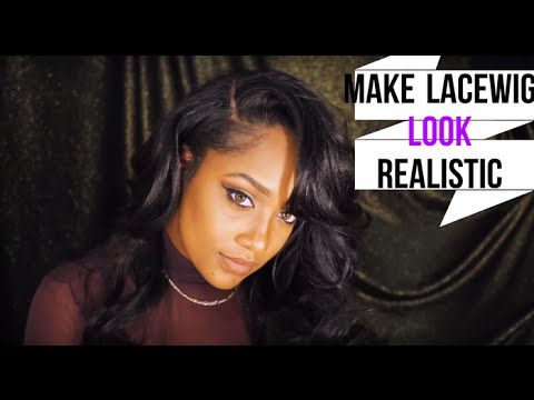 Make Front Lace Wig Look Realistic (FreeTress Danity)