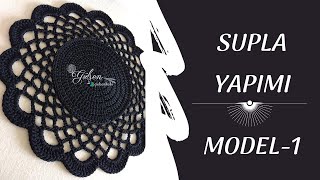 POLYESTER MAKROME İPİYLE TÜM PÜF NOKTALARI İLE SUPLA YAPIMI (MODEL-1)