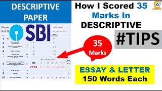 How I Scored 35 in Descriptive Paper of SBI ( My Experience and Tips for Aspirants)