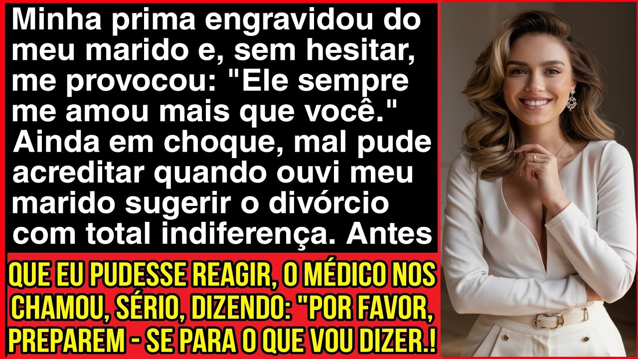 MINHA PRIMA TEVE UM CASO COM MEU MARIDO E AGORA ESPERA UM FILHO DELE. ELA ME PROVOCOU, DIZENDO...