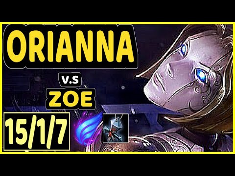 EVROT (ORIANNA) vs ZOE - 15/1/7 KDA MID CHALLENGER GAMEPLAY - BR