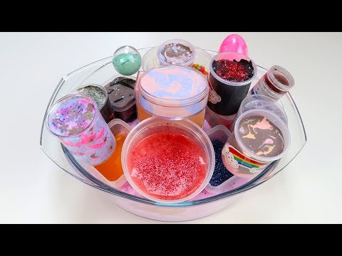 MIXING ALL MY SLIMES Into FLUFFY Slime ! SLIME SMOOTHIE ! SATISFYING SLIME VIDEO Video