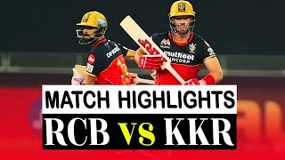 HIGHLIGHTS : RCB vs KKR IPL 2020 MATCH 39 FULL HIGHLIGHTS