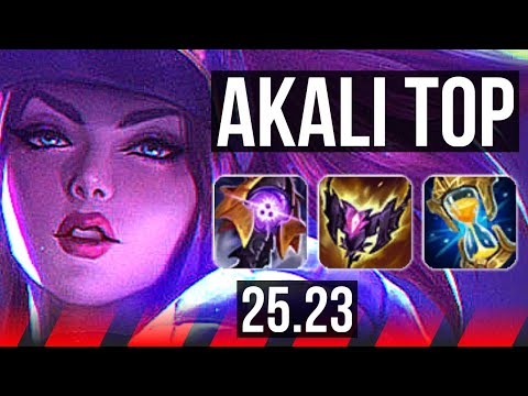 AKALI vs AATROX (TOP) | Comeback, Legendary | KR Master | 25.23