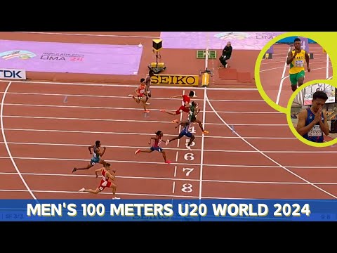 Men's 100 Meters Semifinals Highlights |  U20 World Athletics Championships 2024 Lima