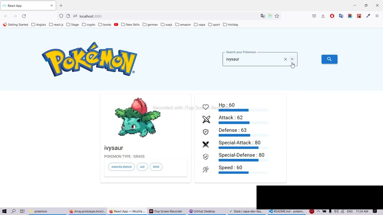 Pokemon - Pokemon Api with ReactJs