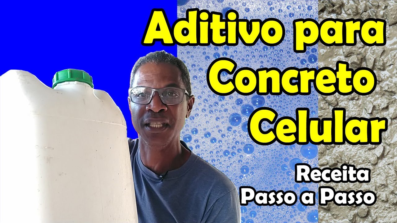 Receita de aditivo para concreto celular