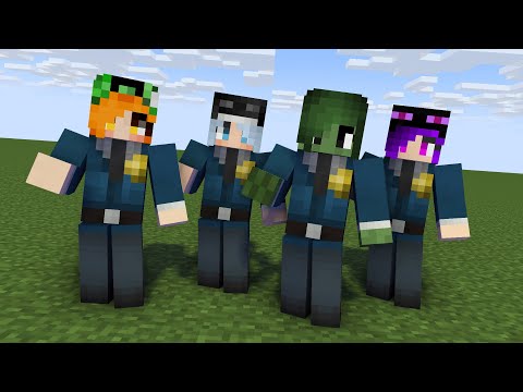 MONSTER SCHOOL : SKIRRI POLICE MONSTER GIRLS - MINECRAFT ANIMATION