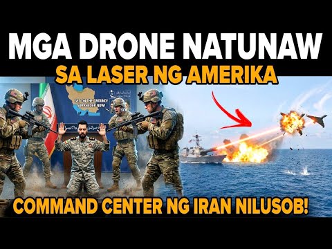 GAME OVER NA? US ginamit na Laser Weapon! Mga drone ng Iran Ubos