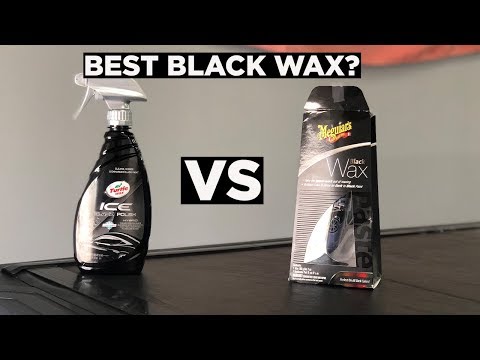 DOES BLACK WAX REALLY DO ANYTHING? MEGUIARS BLACK WAX V TURTLE WAX ICE BLACK POLISH