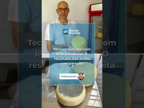 Técnica siciliana com leite paraibano. O resultado não aceita comparação