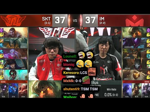 SKT vs IM | 2016 Worlds - Group Stage Day 8 | Twitch VOD with Chat