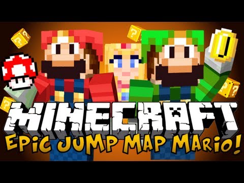 Minecraft: Epic Jump Map MARIO EDITION Failthrough - Part 1!