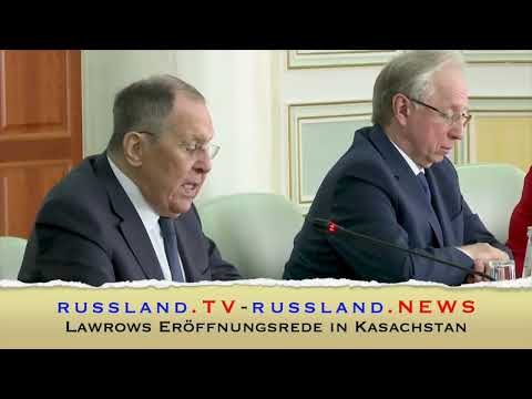 Lawrows Eröffnungsrede in Kasachstan