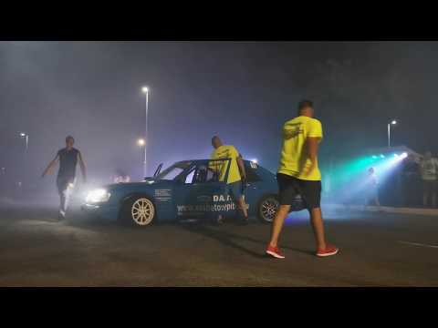 Polgárdi Avia benzinkút Drift  Szabó Tomi és a mercedes w124