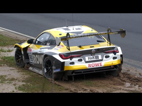 NLS Lauf 2 Nürburgring 2023 - CRASHES, CONTACT, PROBLEM & ACTION