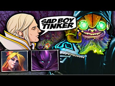 LENS TINKER - AGAINST HARD COUNTER | DOTA 2 TINKER GAMEPLAY