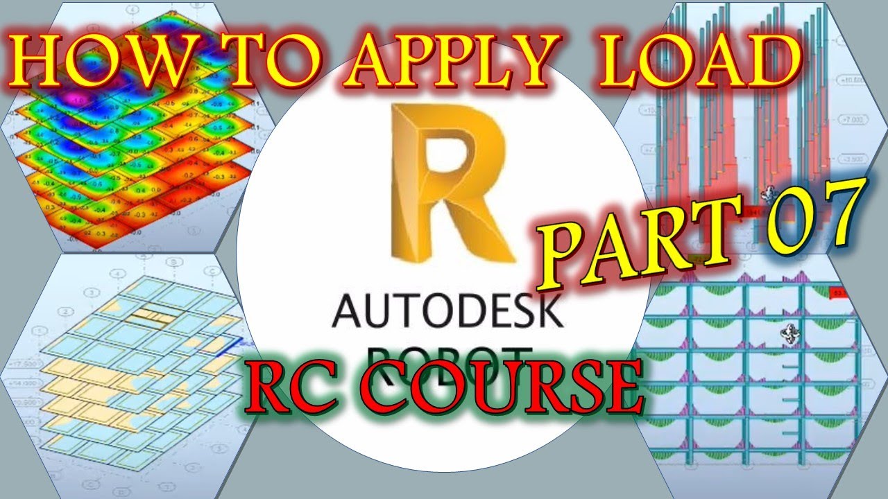 How to Apply load of building with Robot structural analysis 2020 Part07