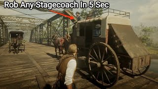 How To Rob Any Stagecoach Without Alerting The Law in Saint Denis (Easy) - RDR2