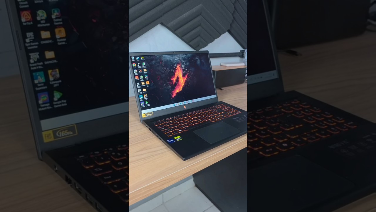 Miniatura da avaliação em vídeo de Notebook Acer Nitro V15 ANV15-52-96AQ 15.6" i9-13900H RTX 4060
