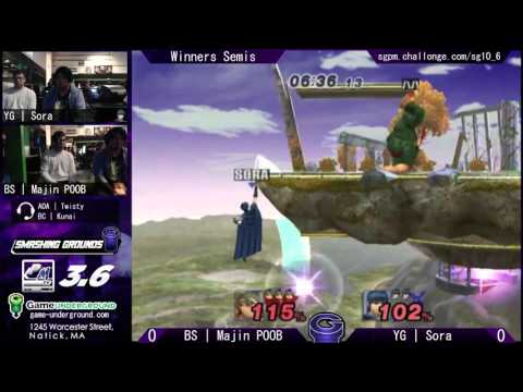 SG at GU 10.6 WS: BS | Majin Poob (Donkey Kong) vs YG | Sora (Marth, Captain Falcon)