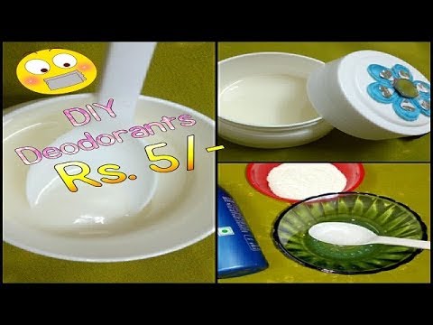 DIY: Deodorant under** Rs.5/- **// Stay odour free all day long Video