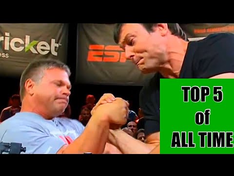 TOP 5 GREATEST OF ALL TIME! (ARMWRESTLERS)