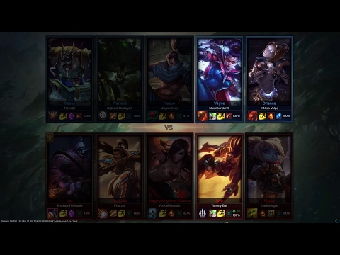 [46] Sivir ADC vs Vayne and Orianna [Loss] [Patch 7.6] [Season 7] [Full Game Commentary]