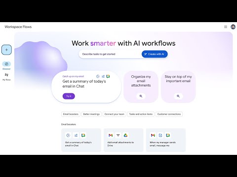 Get started with Google Workspace Flows